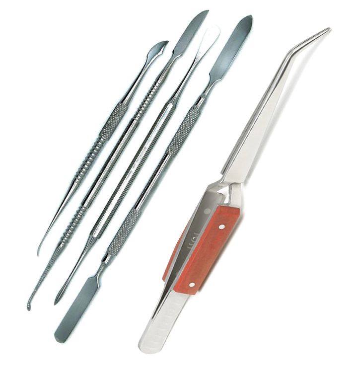 Пинцеты, шпателя зуботехнические Пинцеты, шпателя зуботехнические